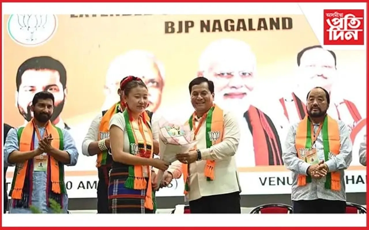 নাগালেণ্ড বিজেপিৰ বৰ্ধিত কাৰ্যনিৰ্বাহক বৈঠকত কেন্দ্ৰীয় মন্ত্ৰী সৰ্বানন্দ সোণোৱাল